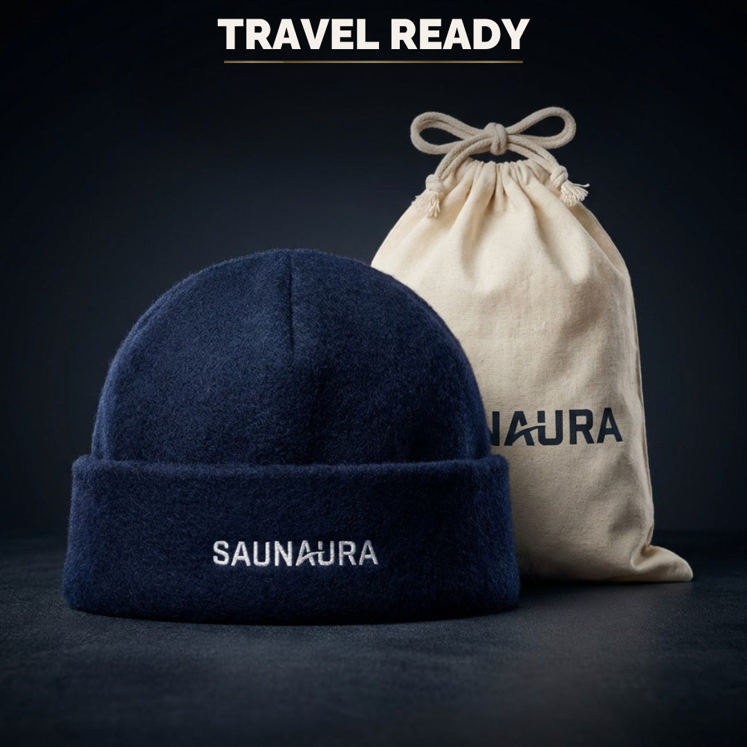 Saunaura™ Merino Wool Sauna Hat
